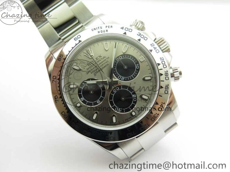 MiroTime 0409 SoftTouch Daytona 116509 KKF 1:1 Best Edition 904L Steel Gray Dial on SS Bracelet A 2459